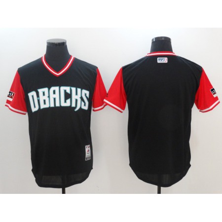 Men's Arizona Diamondbacks Majestic Black/Red 2018 Players' Weekend Authentic Team Stitched MLB Jersey