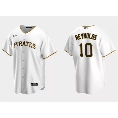 Youth Pittsburgh Pirates #10 Bryan Reynolds White Cool Base Stitched Baseball Jersey