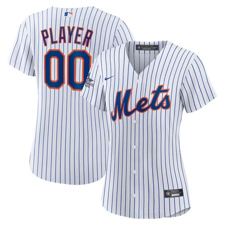 Women's New York Mets Nike White 2025 MLB All-Star Game Home Custom Replica Jersey