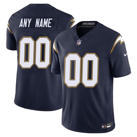 Youth Los Angeles Chargers Custom Nike Black Alternate Charger Power Vapor F.U.S.E. Limited Jersey