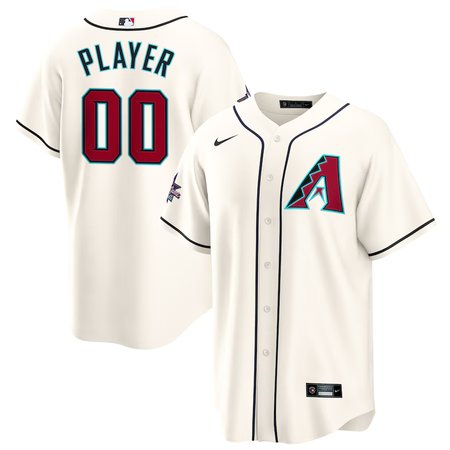 Youth Arizona Diamondbacks Nike Cream 2025 MLB All-Star Game Home Custom Replica Jersey