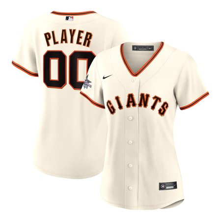 Women's San Francisco Giants Nike Cream 2025 MLB All-Star Game Home Custom Replica Jersey