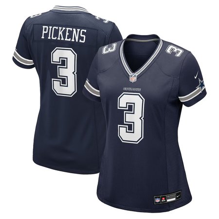 Women's Dallas Cowboys #3 George Pickens Nike Navy Game Jersey