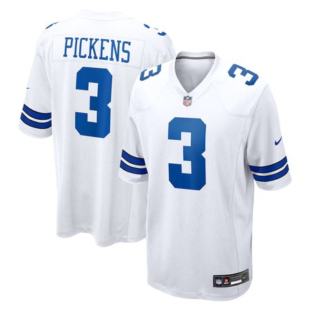Youth Dallas Cowboys #3 George Pickens Nike White Game Jersey
