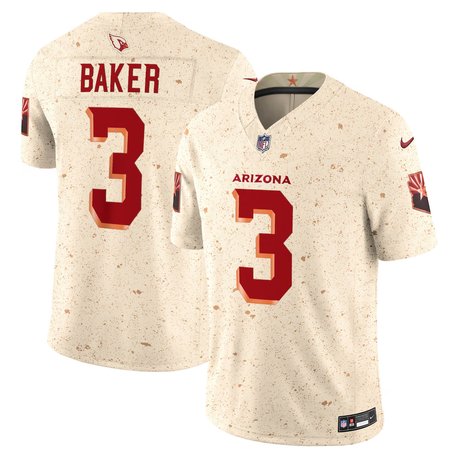 Youth Arizona Cardinals #3 Budda Baker Cream Rivalries Collection F.U.S.E. Vapor Limited Stitched Jersey
