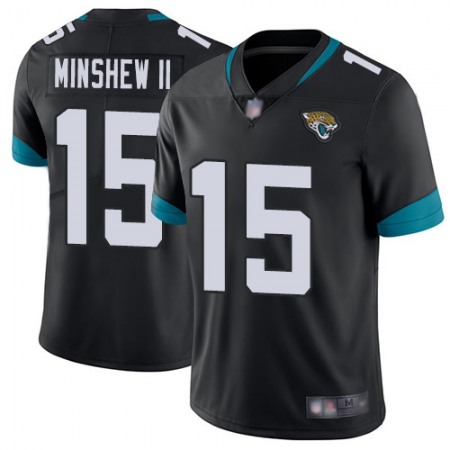 Men's Jacksonville Jaguars #15 Gardner Minshew II Black Vapor Untouchable Limited Stitched NFL Jersey Men's Jacksonville Jaguars #15 Gardner Minshew II Black Vapor Untouchable Limited Stitched NFL Jersey