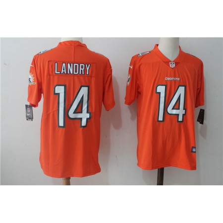 Men's Nike Miami Dolphins #14 Jarvis Landry Orange Stitched NFL Vapor Untouchable Limited Jersey Men's Nike Miami Dolphins #14 Jarvis Landry Orange Stitched NFL Vapor Untouchable Limited Jersey