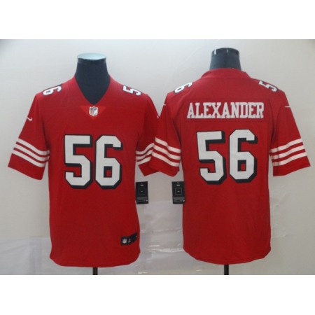 Men's San Francisco 49ers #56 Kwon Alexander 2019 Red Vapor Untouchable Limited Stitched NFL Jersey