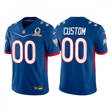 Men's Tampa Bay Buccaneers ACTIVE PLAYER Custom 2022 Royal NFC Pro Bowl Stitched Jersey Men's Tampa Bay Buccaneers ACTIVE PLAYER Custom 2022 Royal NFC Pro Bowl Stitched Jersey