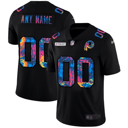 Men's Washington Football Team Customized 2020 Black Crucial Catch Limited Stitched Jersey Men's Washington Football Team Customized 2020 Black Crucial Catch Limited Stitched Jersey