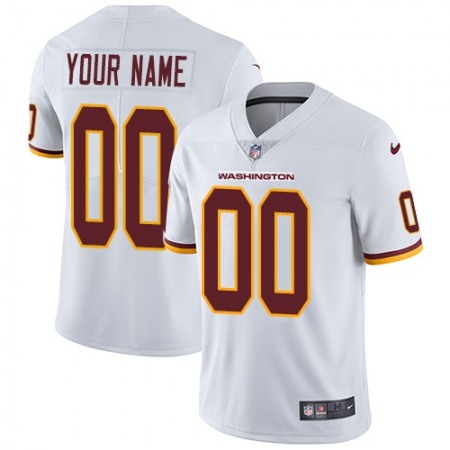 Men's Men's Washington Football Team ACTIVE PLAYER Custom White Vapor Untouchable Limited Stitched NFL Jersey Men's Men's Washington Football Team ACTIVE PLAYER Custom White Vapor Untouchable Limited Stitched NFL Jersey