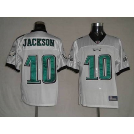 Eagles #10 DeSean Jackson White Stitched Youth NFL Jersey Eagles #10 DeSean Jackson White Stitched Youth NFL Jersey
